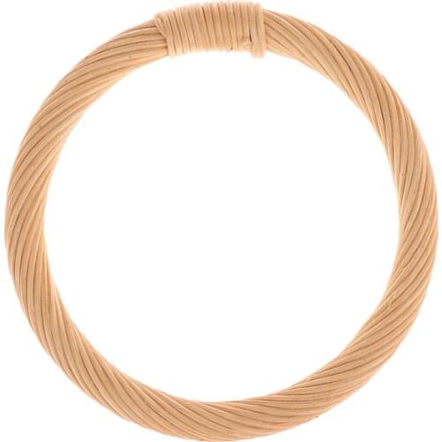 Round Bamboo Bag Wood Handles Handbag Replacement DIY Purse Handbag Bag Handles Ring Portable Bag Strap Tote Bag Accessories