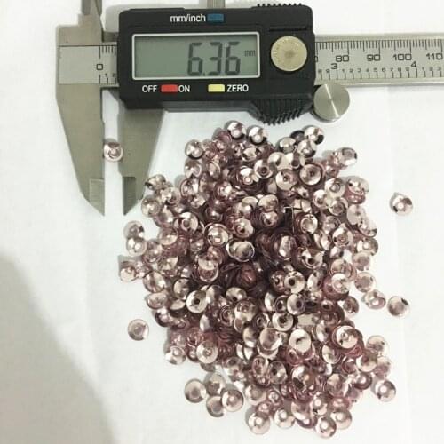 50g(3000pcs) 6mm CUP Champane color Funnel Shape round loose sequins Paillette sewing Wedding craft good quality