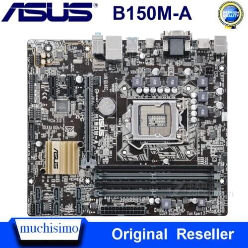 Used Asus B150M-A Motherboard Desktop Socket LGA 1151 DDR4 64GB B150 SATA3 USB3.0 Intel Mainboard Micro ATX