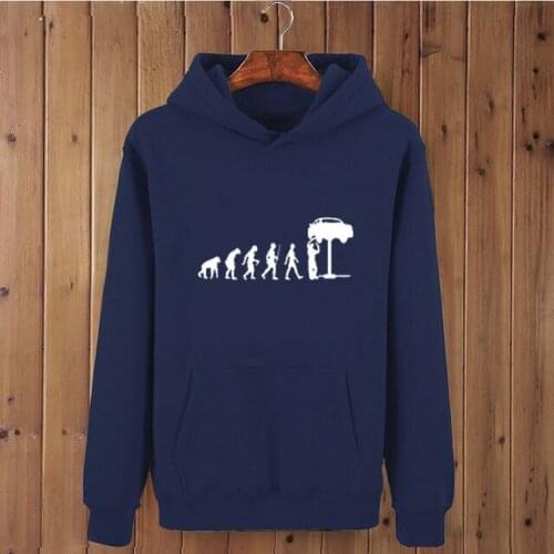 Fashion Evolution Auto Mechaniker Mechanic Car Sweatshirt Clothes Sweatshirt hoodies Men Autumn Winter Hip Hop Hooded