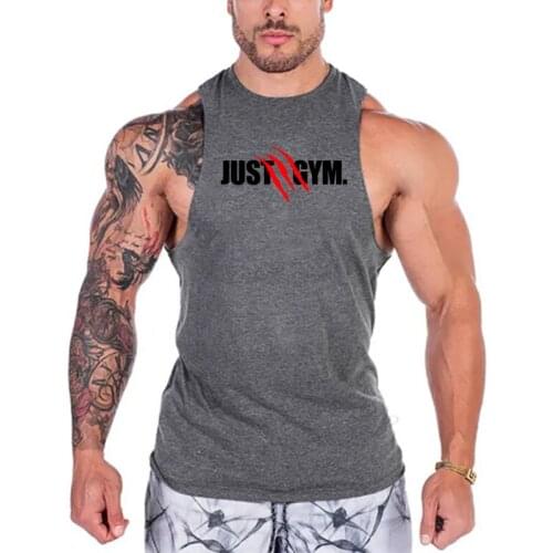 New 2021 Summer clothing brand gyms Stringer tank top men muscle guys fitness Sleeveless shirt mens Bodybuilding tanktop vest