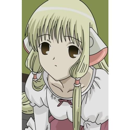 Chobits Chi Cosplay Wig and Earmuff Free Shipping for Halloween and Christmas