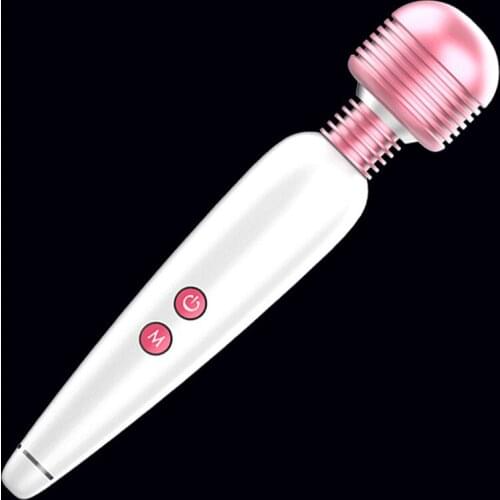 Adjustable Powerful Quiet Vibration AV Vibrator for Women USB Charging Sex Toys Vagina Clitoris Stimulator Adult Toy JD 2019
