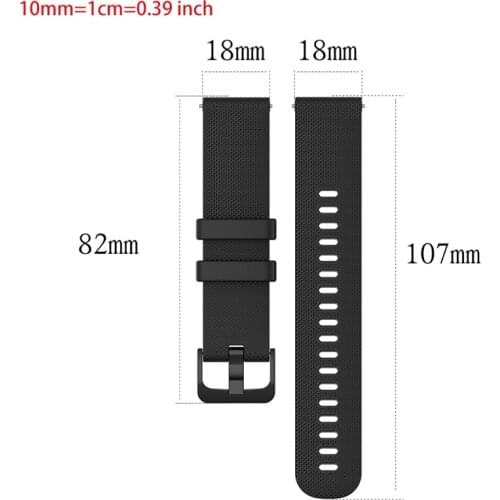 24BB Release Easy Wristband for Venu 2S Replacement Soft Silicone Rubber Watch Band Strap- Choose Color 18mm