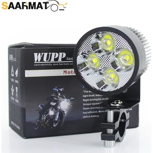 LED Motorcycle bicycle Headlight fog lights bulb DRL lamp 12~80V For Suzuki Honda Yamaha BMW Peugeot PIAGGIO kawasaki