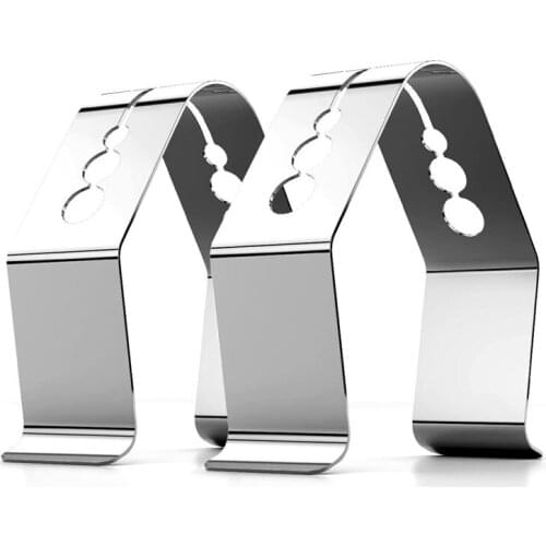 Universal A Style Meat Thermometer Probe Clip Holder Ambient Temperature Readings BBQ Smoker Oven Grill,Set of 2