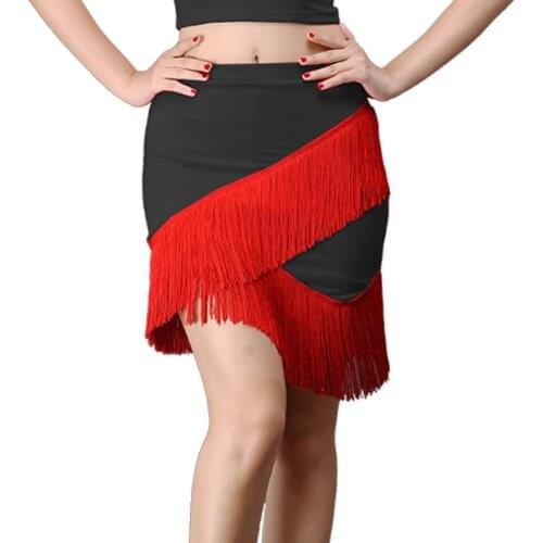 Plus Size Pencil Skirt Women Summer Irregular Fringe Tassel Bodycon Mini Skirt Black Slim Latin Dance High Waist Skirt Bottoms