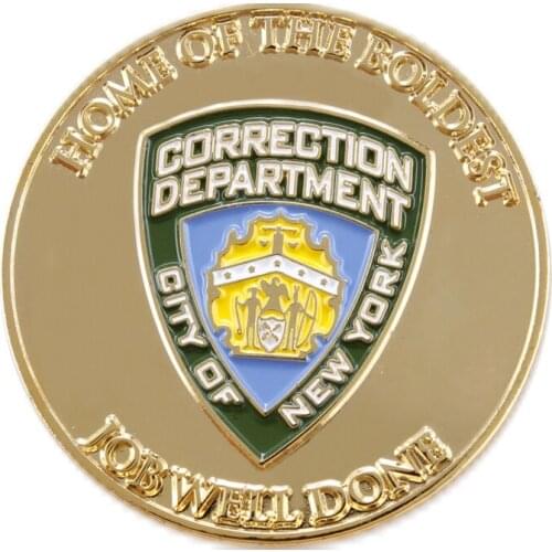 Gold Coin Custom Souvenir Low Price High Quality Round Electroplated Gold Coin