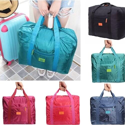 2020 New Brand Fashion Foldable Large duffel Bag Luggage Storage Waterproof Travel Pouch Tote Bag