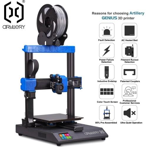 Artillery Ultra Quiet Operation 3D Printer DIY Kit Printing Size Support Fialment Runout Detection Power-off Resume Print