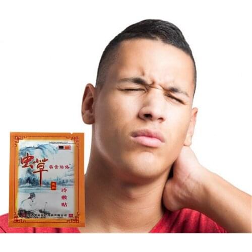 8Pcs/Bag Chinese herbal medicine Heating CordycepJoint Analgesic plaster Rheumatism Joint Knee pain relief Patch