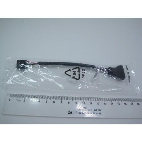 Aip Black 15cm USB 2.0 9pin Female to USB 3.0 19pin Male Board Switch Line