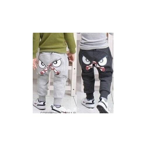 Free Shipping Hot Sale Children cotton pants Boys Girls Casual Pants 2 Colors Kids Sports trousers Harem pants(2-7T)