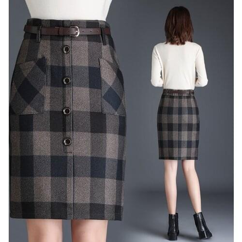 BLEASENDY High-waisted Pencil Skirts