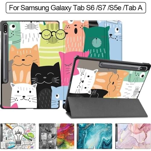 MTT 2020 Tablet Case For Samsung Galaxy Tab S7 Plus 12.4 inch PU Leather Flip Stand Cover Smart Fundas SM-T970 SM-T975 SM-T976