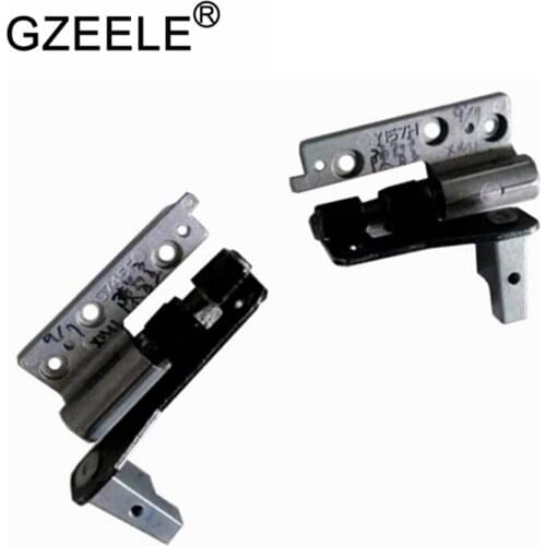 GZEELE NEW lcd hinges For DELL Precision M6400 Hinges R+L Black hinges Left right LCD HINGES Left & Right Screen G745F Y157H