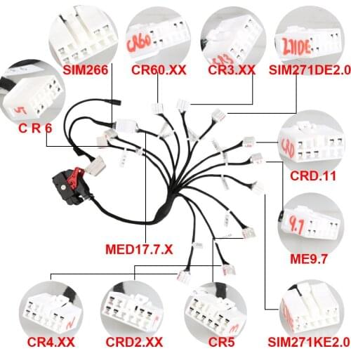 ME9.7 ECU Test Renew Cable for Benz Compatible 12 Type Models ECU