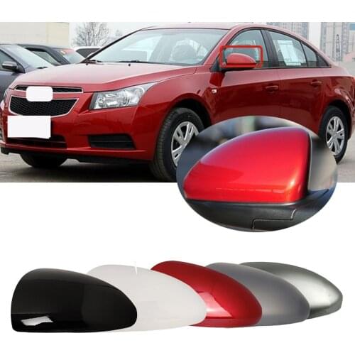 Roavia For Chevrolet Cruze 2009 2010 2011 2012 2013 Car Outside Rearview Mirror Cover Cap Wing Door Side Mirror Shell Housing