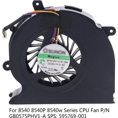 Laptop CPU Cooling Fan Cooler for Elitebook 8540 8540P 8540w Series CPU Fan P/N