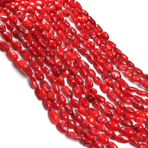 Small beads 15x11-6x12mm high quality natural coral beads loose beads isolation beads DIY bracelet necklace jewelry making