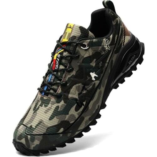 Sneakers Brand Hiking Outdoor Trail Men Waterproof Trekking Shoes Plus Size Cushioning Jogging Shoes Athlete Training Shoes Male