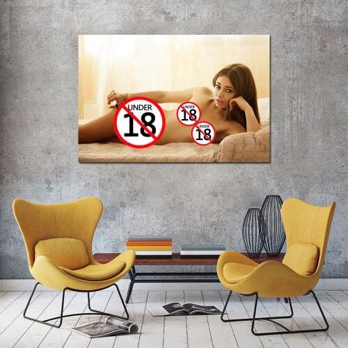 Sexy Super Model Beautiful Girl Poster Wall Art Pictures for Living Room Home Decor Unframed Canvas Painting