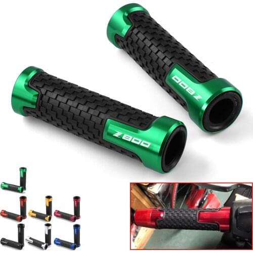 Motorcycle Hand Grip CNC Throttle Handlebar Soft Rubber Grip For Kawasaki Z800 Z800E 2013 2014 2015 2016 2017 2018 2019 2020