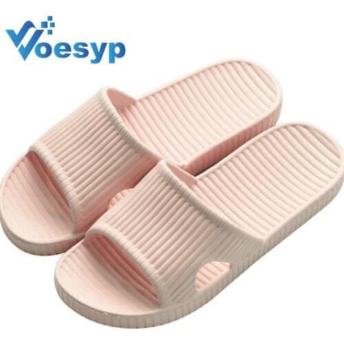 Slippers Men Shoes Summer Mens Casual Breathable Beach Sandals Black Pink Couple Home Flops Man Slides Flat Pure Color