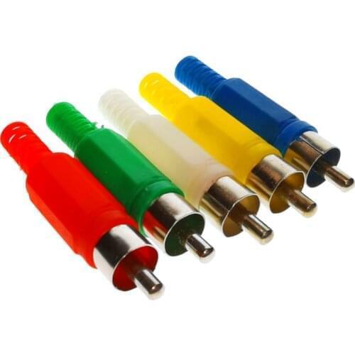 20PCS RCA Male Plug FOR Audio Video