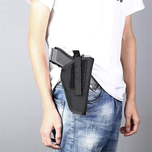 Tactical Left Right Concealed Carry Gun Holster Universal Handgun Holder Waist Bag Military Hunting Airsoft Glock Pistol Holster