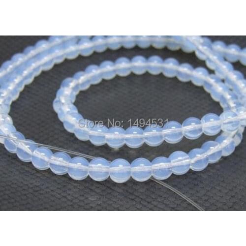 Hig- Quality Round 4mm Opal Gem Loose Beads One Strand - Wholesale - Free Shipping