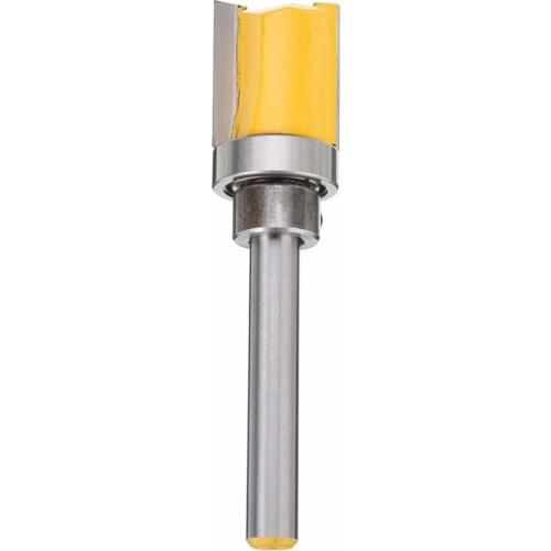 1pc Flush Trim Template Alloy Router Bit 3/4"H x 5/8"W 1/4 Shank Woodworking Cutter Tool