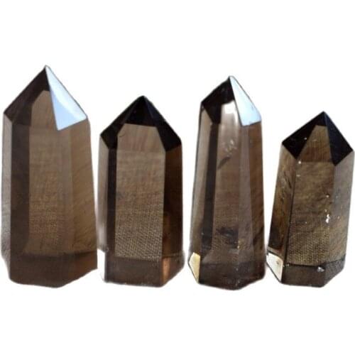 100% Natural Quartz Crystal Obelisk Point Reiki Healing Wedding Home Decoration Gift from Brazil