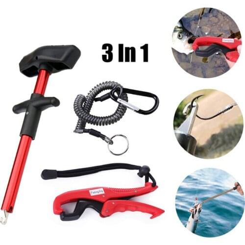 3 pcs/set Fish Hook Remover Squeeze-Out Fish Hook Separator Tools And Floating Fish Gripper Combo Kit