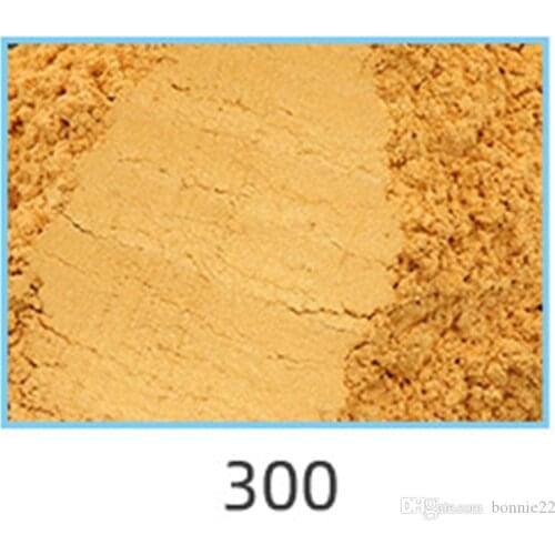 300 gold High Quality Pearl Powder gold Color Mica powder Pigment Glitter Pearlescent Powder For DIY Decoration