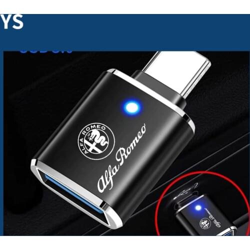 For Alfa Romeo USB C OTG Adapter Fast USB 3.0 to Type C Adapter for MacbookPro Xiaomi Huawei Mini USB Adapter