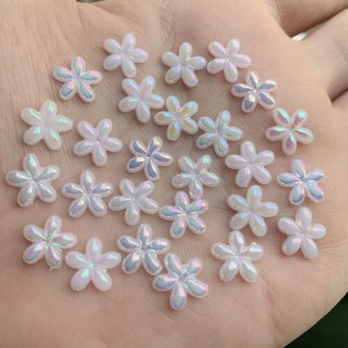 120pcs 10mm Flower design acrylic rhinestone Art Rhinestones for DIY B050*2