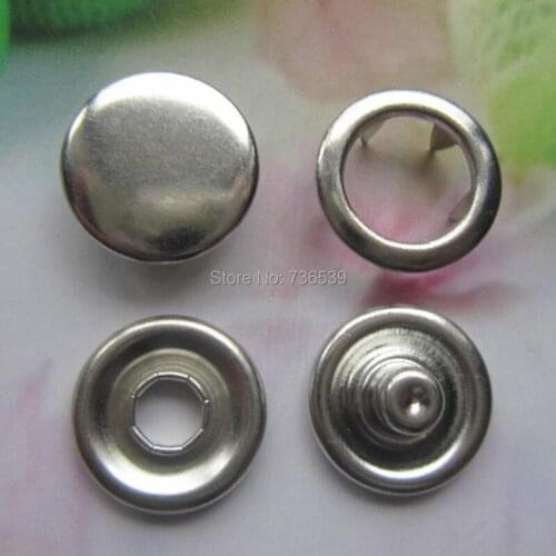 Free shipping 100sets+installation tool 15mm cap prong snap button with good quality garments button