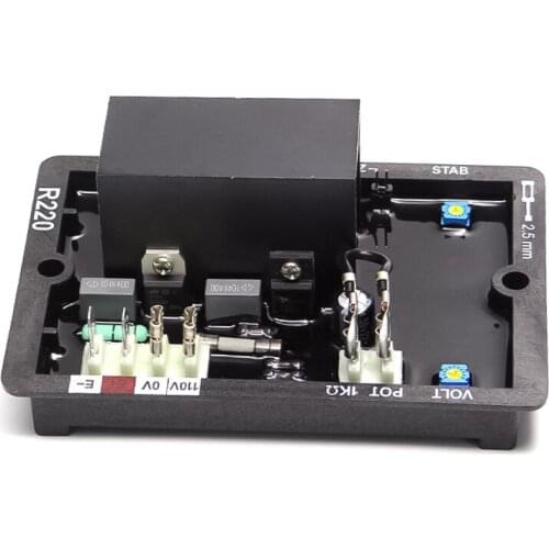Brushless Alternator AVR R220 AVR Generator Automatic Voltage Regulator