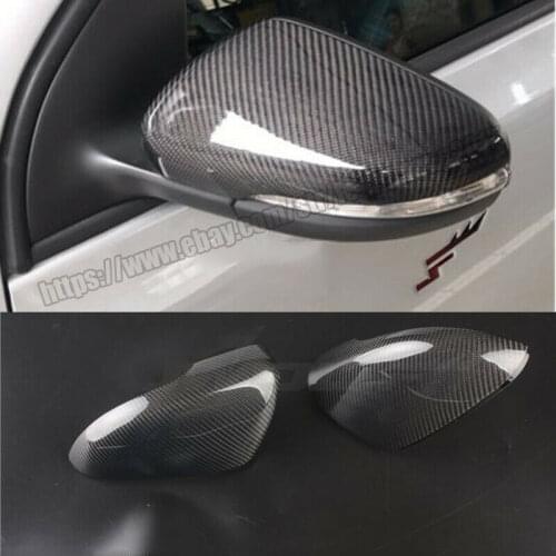 For Volkswagen Golf Mk6 2010-2013 Real carbon fiber Side Rearview Mirror Cover