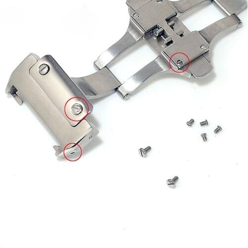 Stainless steel Watch Case / Watch Bracetel Buckle Screw For CAT Santos Watch Case / Watch buckle ,Watch Parts