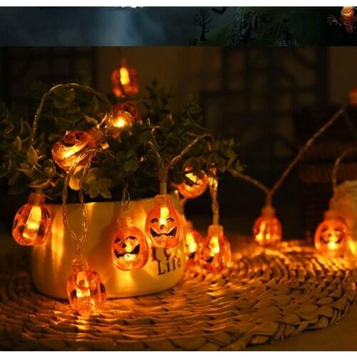 Halloween Pumpkin LED Decorative Lights Scene Decorate Childrens Room Costume Props Halloween Decoration Party Decor
