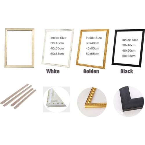Wood inner Frame For Wall Canvas Oil Painting DIY Picture Wall Frame Poster Frame Photo Frame cadre photo murale outer frames