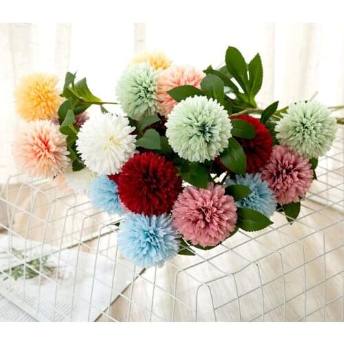 Artificial chrysanthemum 7 CM Silk cloth Bride Bouquet Home Wedding Decor Scrapbooking DIY Supplies Party decoration