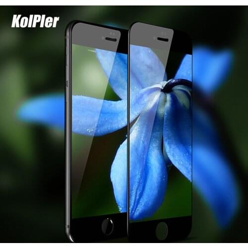 KolPler Screen Protector Tempered Glass For iPhone 6s 3D Soft Edge Full Cover Toughened Protective Glass Film For iPhone 6 Plus