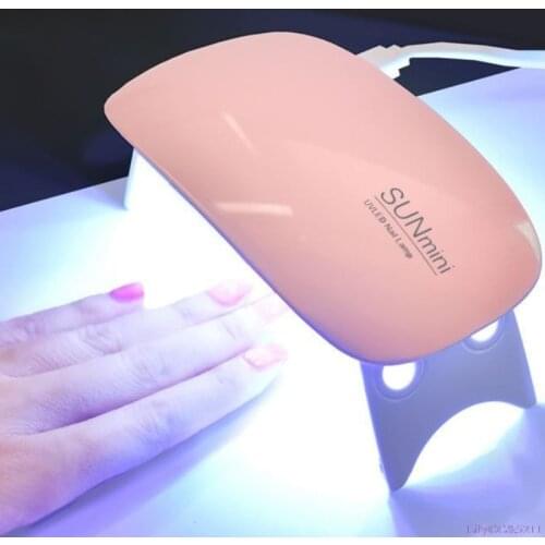 6W Nail Dryer Mini LED UV Lamp Portable Gel Lamp Professional Lamp Nail Tool