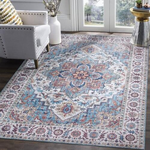 Moroccan Carpet for Living Room Bedroom Retro American Area Rug Home Coffee Table Floor Mat Vintage Persian Rugs And Carpets
