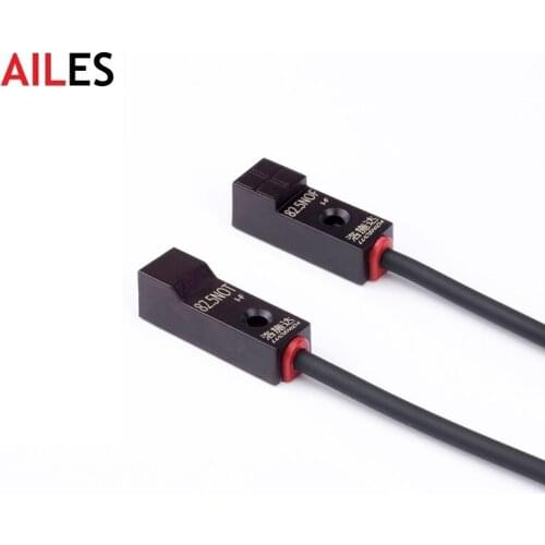 Mini Square Proximity Switch Side Top Metal Sensor Switch Waterproof IP67 NPN PNP NO NC 2M Wires