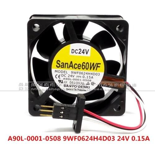 New A90L-0001-0508 9WF0624H4D03 24V FANUC system fan with original three-pin plug