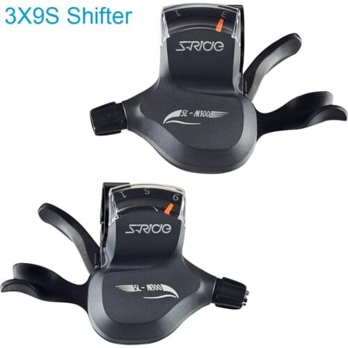 S-Ride 3X9 Shifter MTB Conjoined DIP 9 Speed Triple MTB Derailleur 27 Speed Shift Mountain Bicycle Part Compatible for Shimano